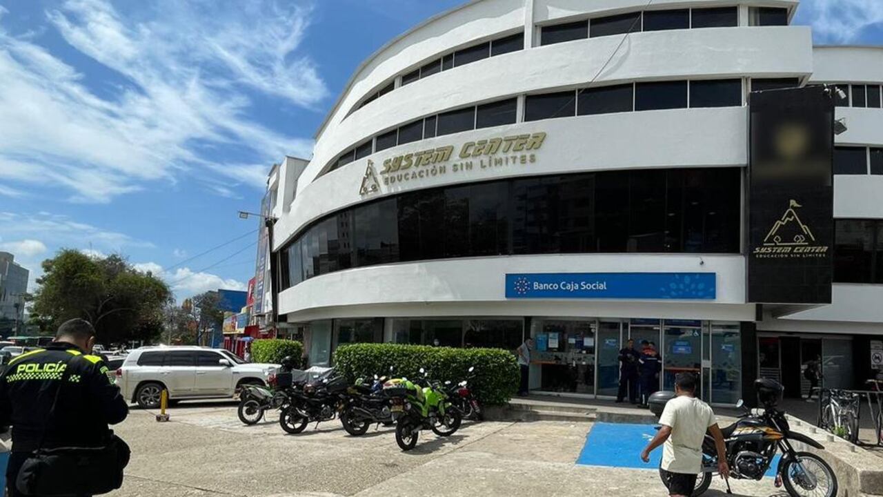 Sitio donde se registró el millonario hurto en el norte de Barranquilla.