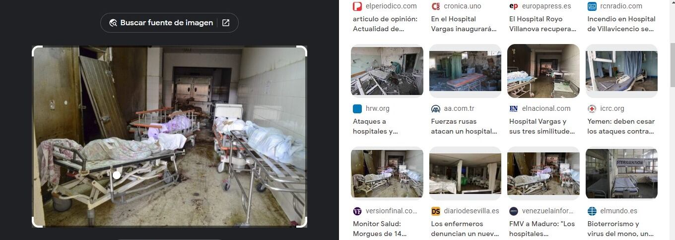 Captura de pantalla Google Imágenes