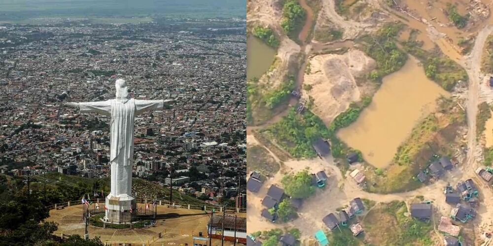 La minería ilegal tendría amenazados unos treinta ríos.