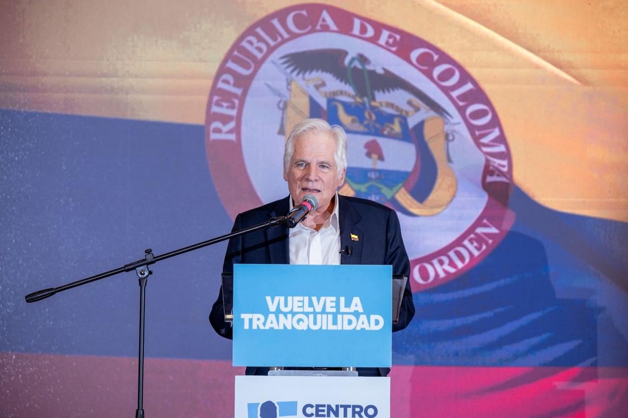 Precandidato presidencial Miguel Uribe en Cali.