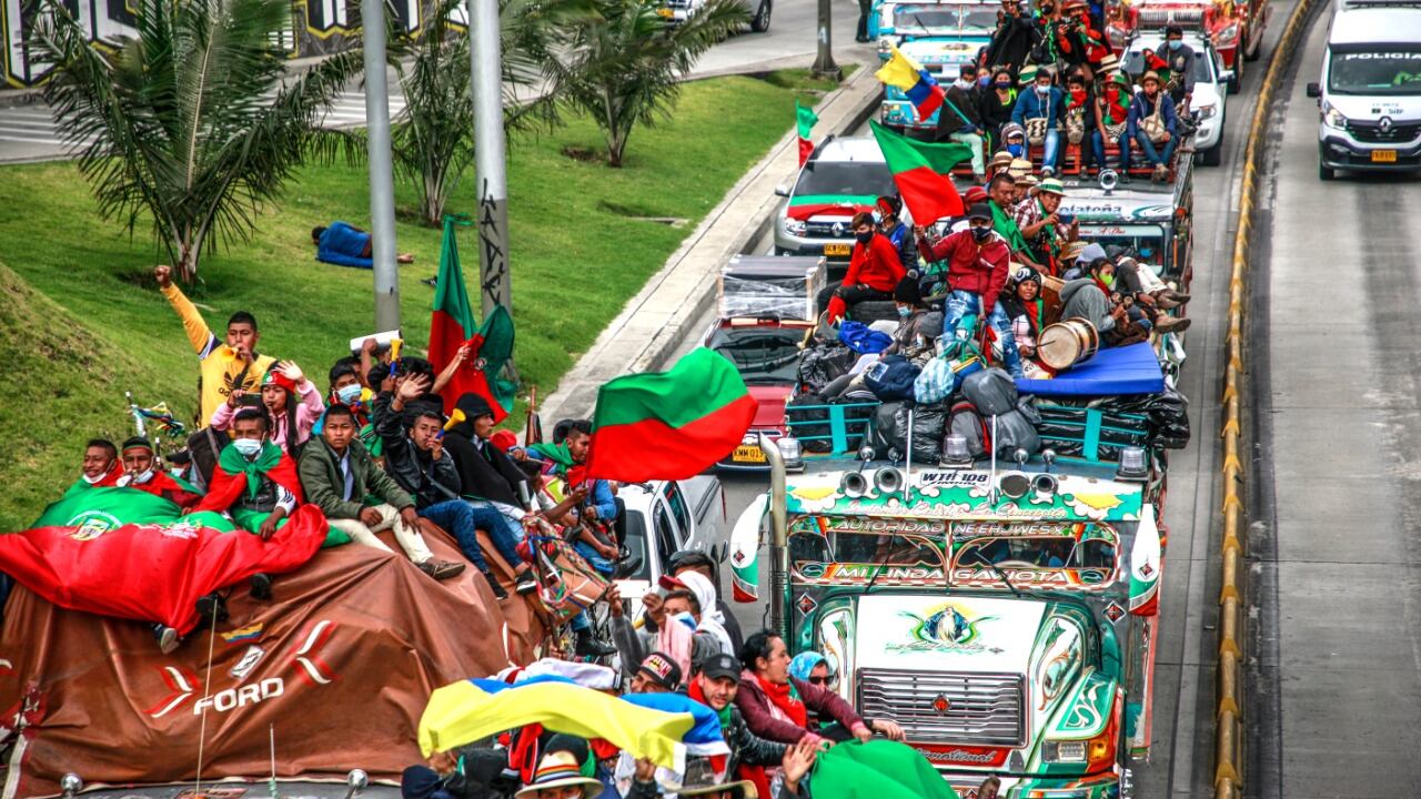 Bogota
La Minga, paro nacional
21 octubre 2020
Indigenas
fotos Jeimi Villamizar
