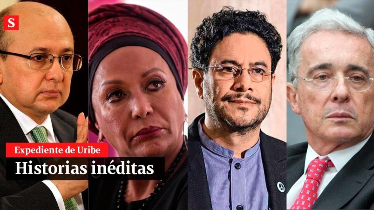 Eduardo Montealegre, Piedad Córdoba, Iván Cepeda y Álvaro Uribe