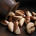 Close up of Raw Brazil Nuts.