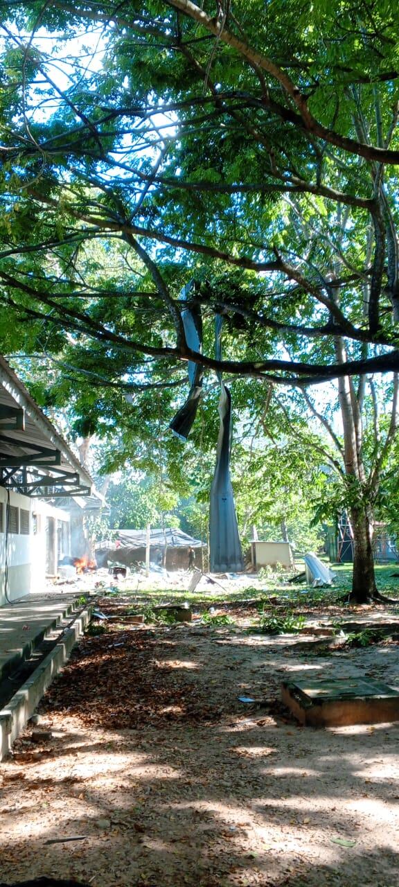 ataque con cilindros bomba en base militar de Puerto Jordán, Arauca, deja siete militares heridos y uno muerto