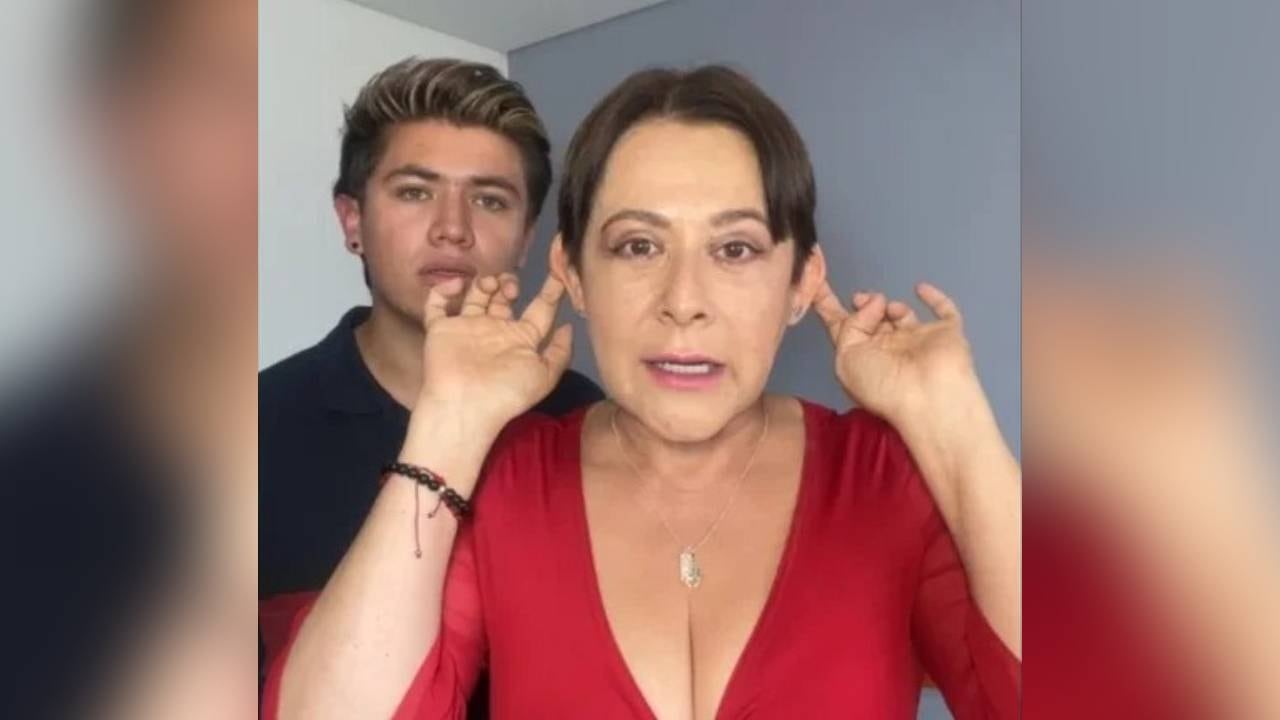 Alina Lozano mostró avances de su transformación física. Foto: Captura de pantalla de Facebook Live.
