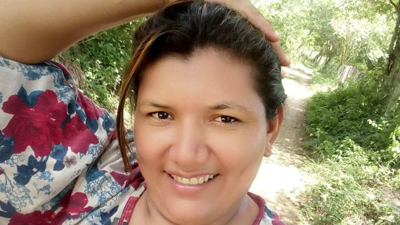 Lideresa Tatiana Posso, lideresa asesinada en El Copey (Cesar).