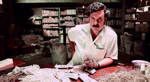 El actor Andrés Parra como Pablo Escobar