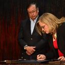 Posesión de la nueva directora del Instituto Colombiano de Bienestar Familiar, Astrid Cáceres.