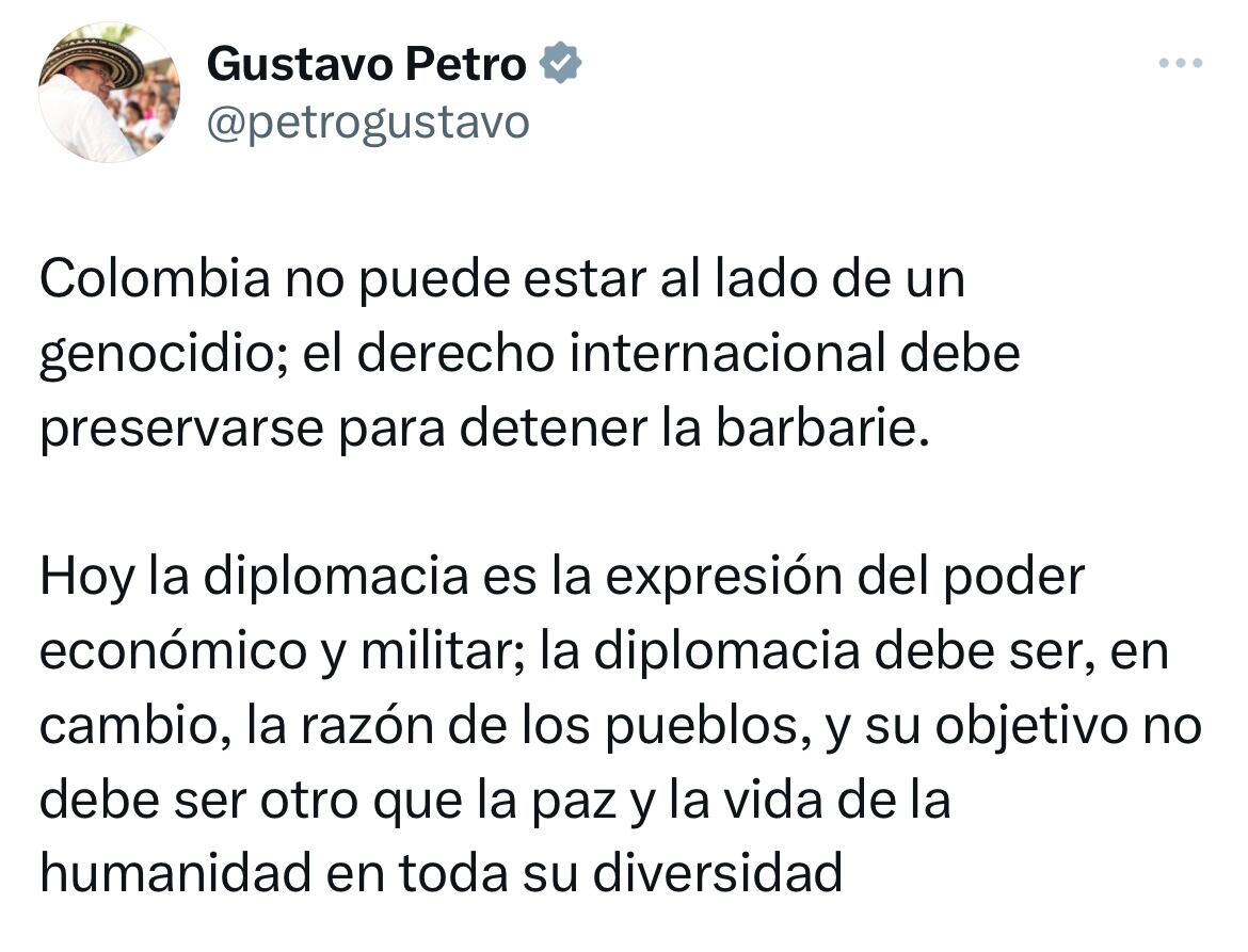 Mensaje presidente Gustavo Petro
