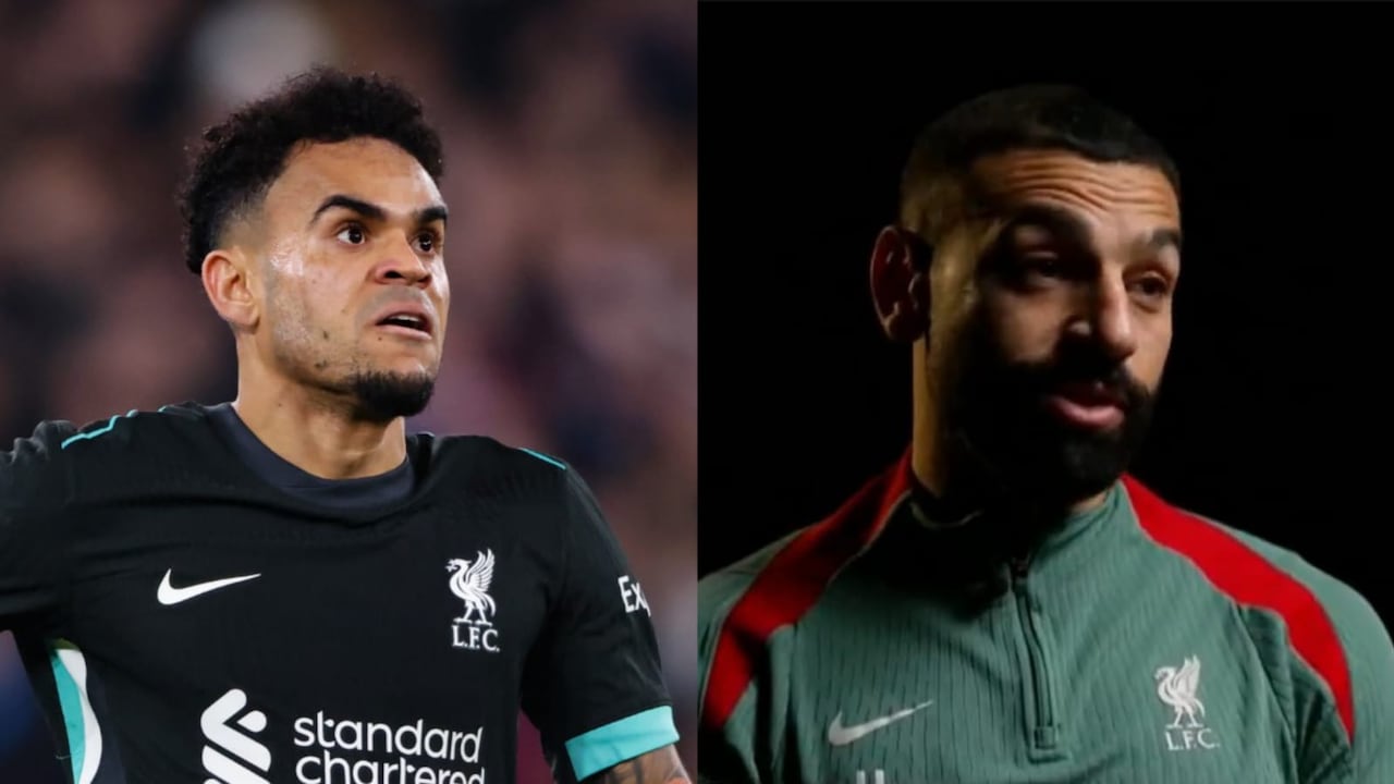 Al parecer, Luis Díaz le estaría ayudando con un tema en particular a Mohamed Salah.