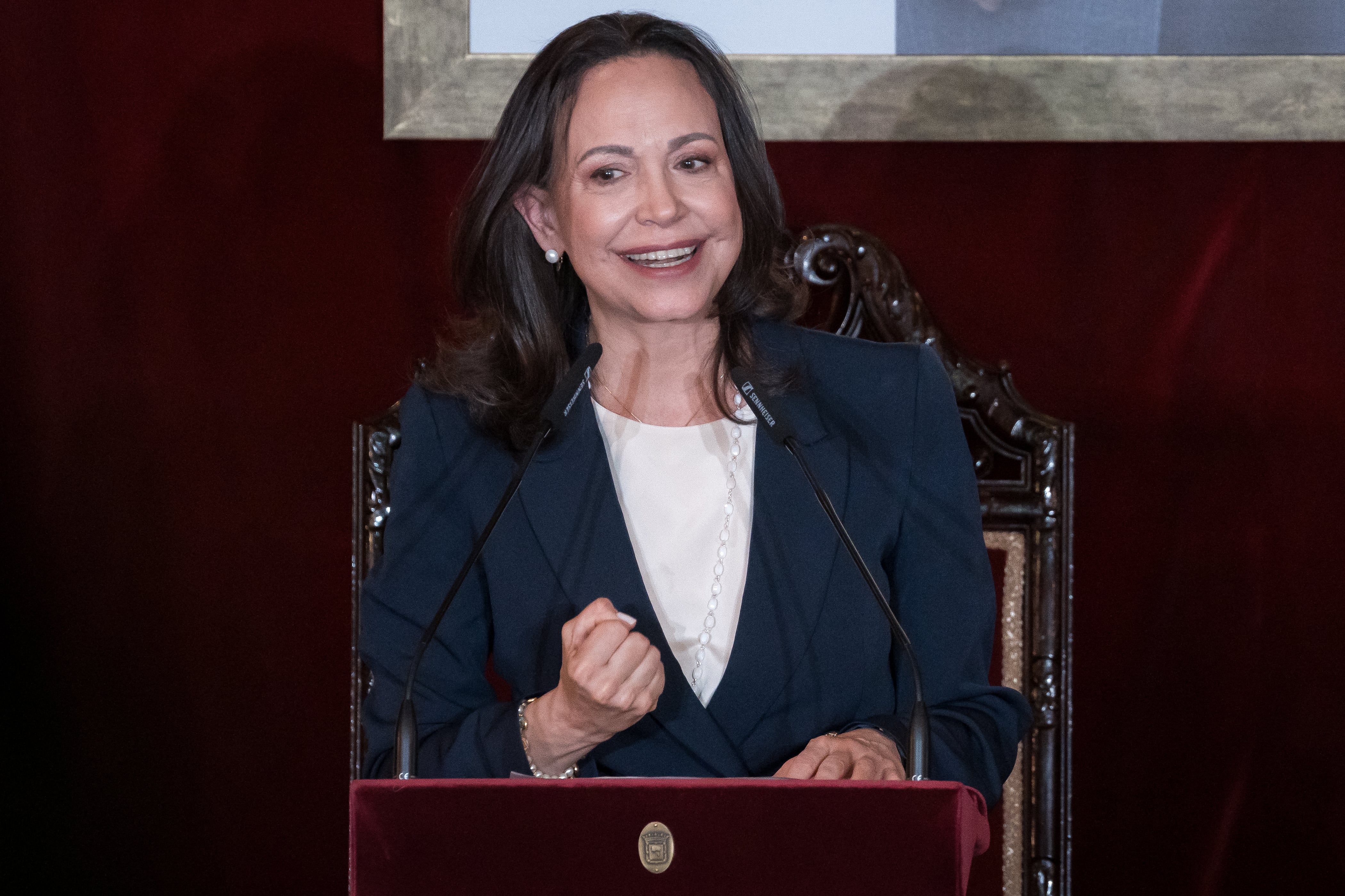 María Corina Machado, premio Nobel de Paz.