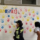 La Policía Nacional adelantó la jornada Manos Rojas y sensibilizó a más de 450 estudiantes contra el reclutamiento infantil en Jamundí.