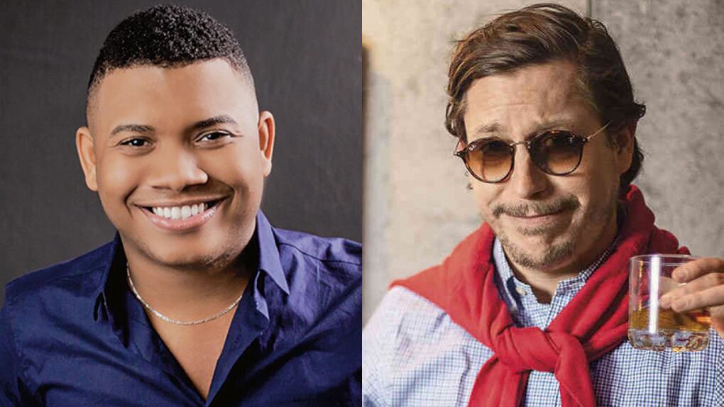 Miguel Polo Polo, candidato a la Cámara de Representantes Afro, y Alejandro Riaño.