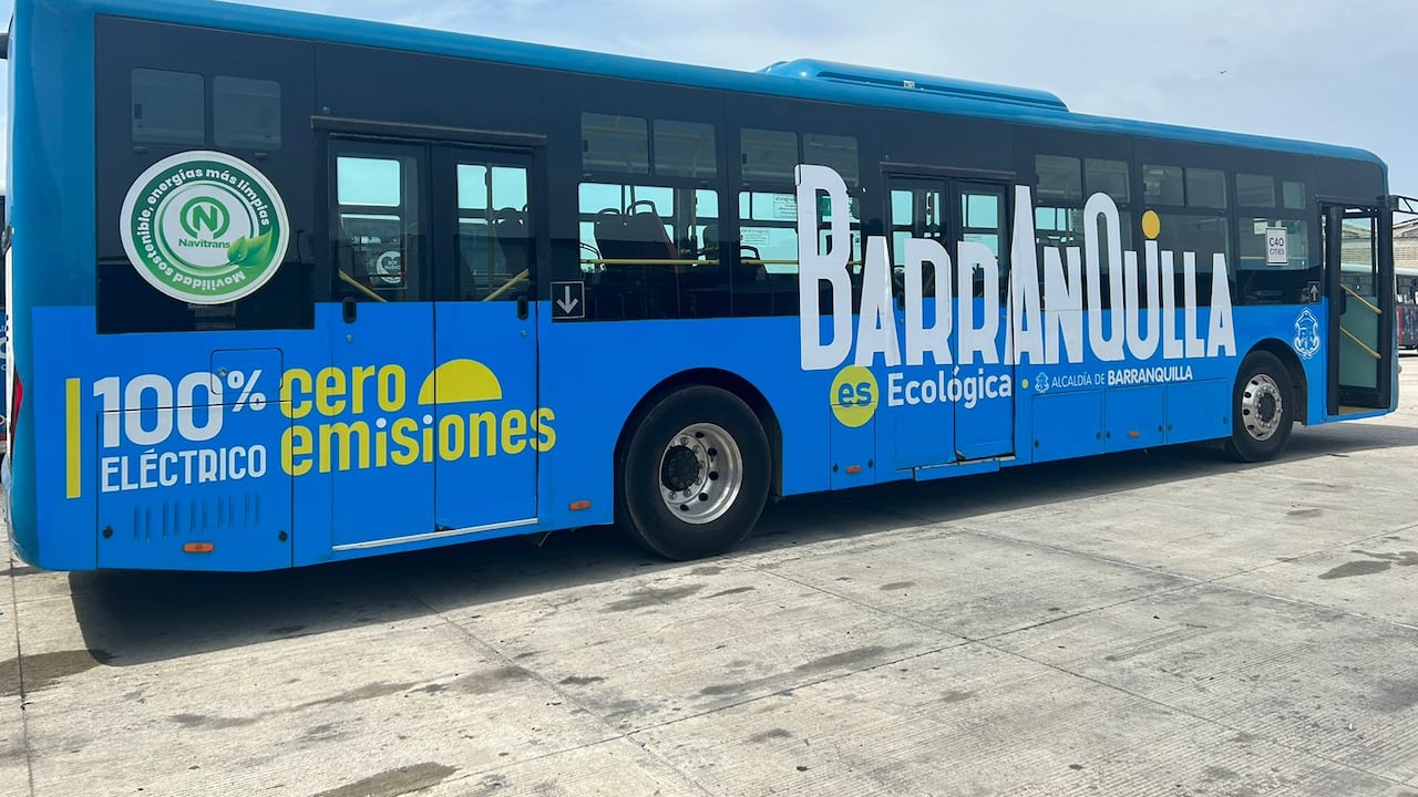 Buses que operarán en Barranquilla.