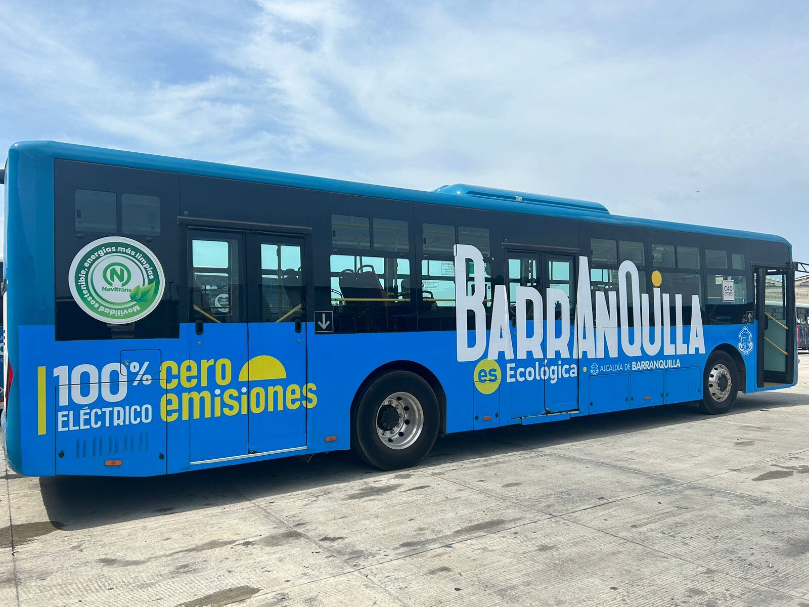 Buses que operarán en Barranquilla.