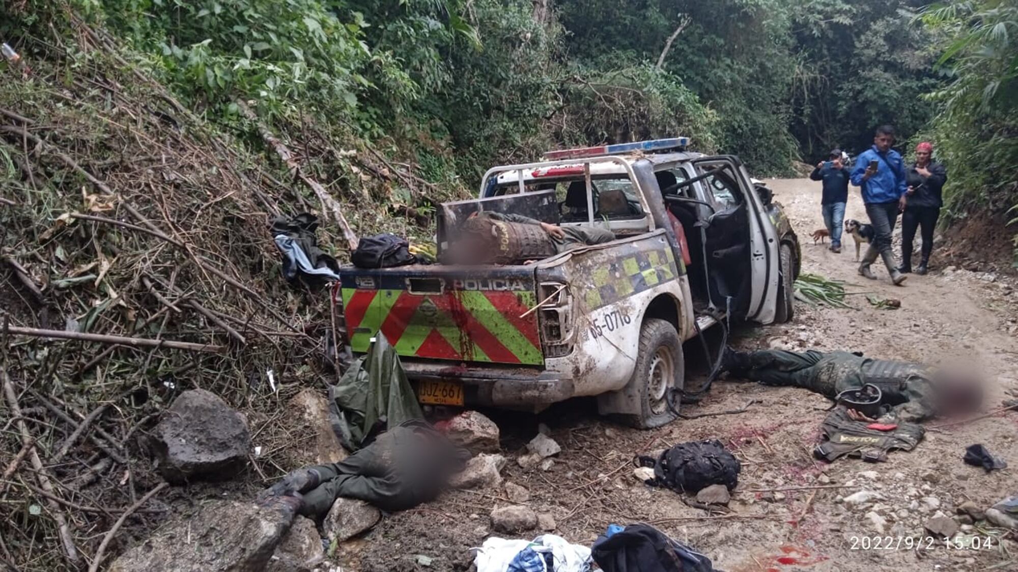 Masacre de Policías en el Huila