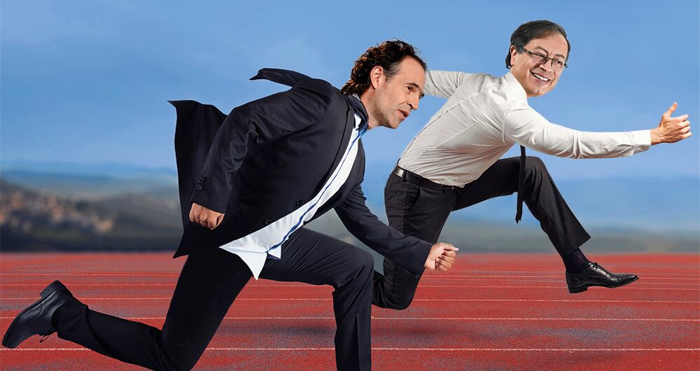 Según la encuesta, de cara a la primera vuelta, Gustavo Petro tiene hoy el 36,5 por ciento de intención de voto y Federico Gutiérrez, el 24,5 por ciento. 