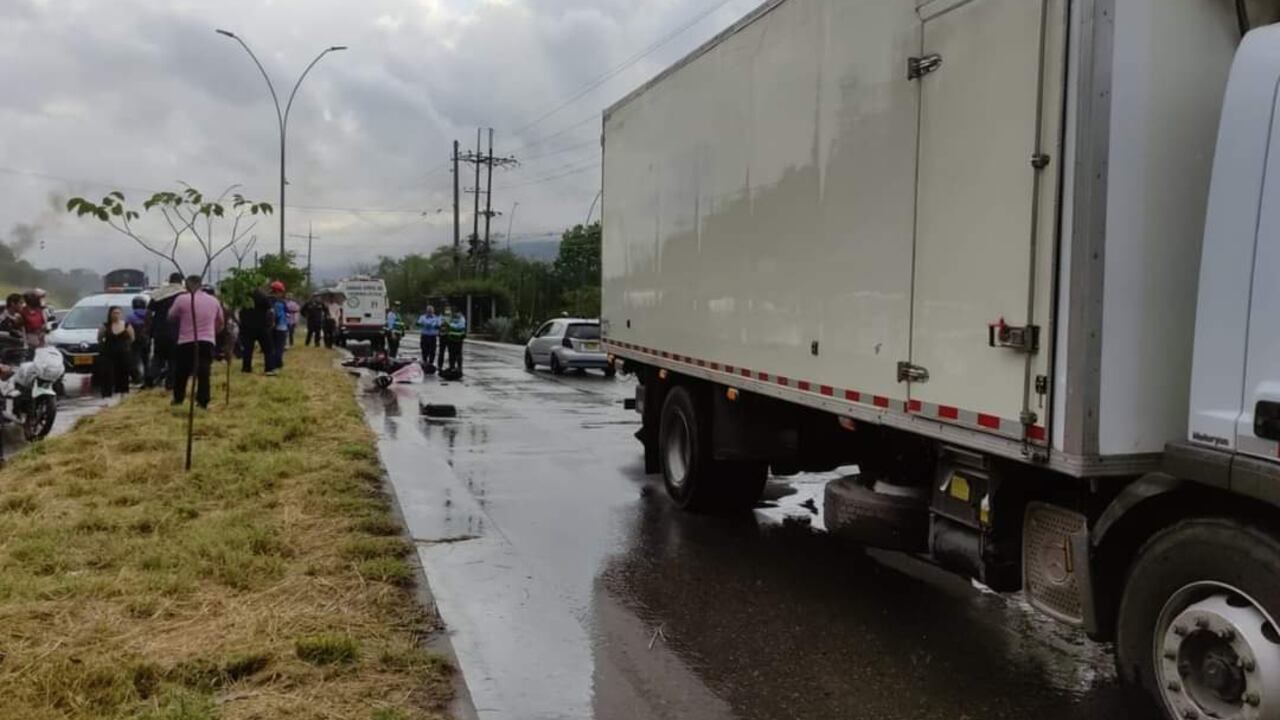 El accidente tuvo lugar en la vía hacia el sector de Chimitá.
