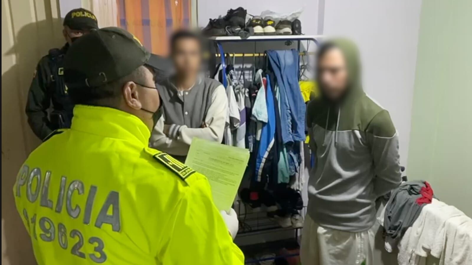 Capturas adelantadas por la Dijín de la Policía Nacional.
