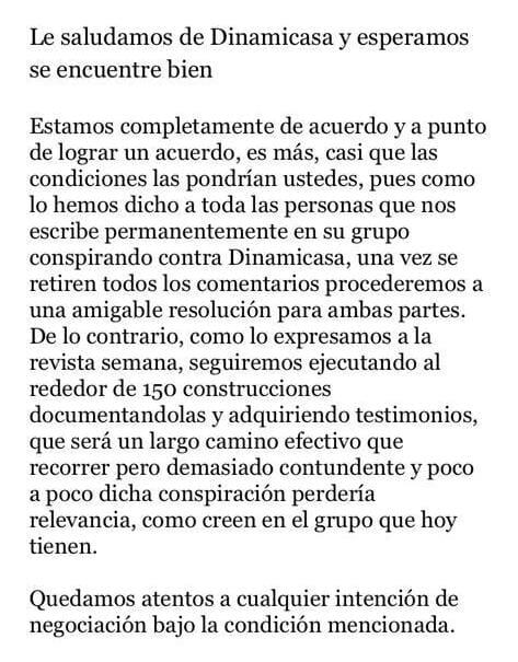 Les aseguran que resolverán sus casos siempre y cuando dejen de hacer público el problema.