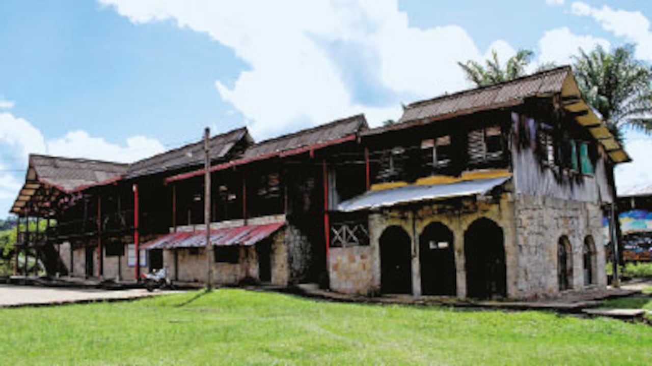 La Chorrera.
La Casa Arana,
antigua oficina
y residencia de
los caucheros,
albergará un lugar
de memoria.