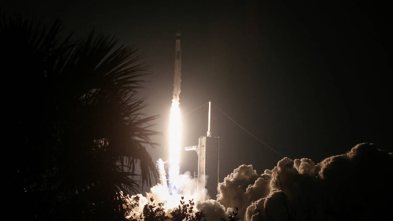 La misión SpaceX partió desde el Centro Espacial Kennedy en Cabo Cañaveral, Florida.