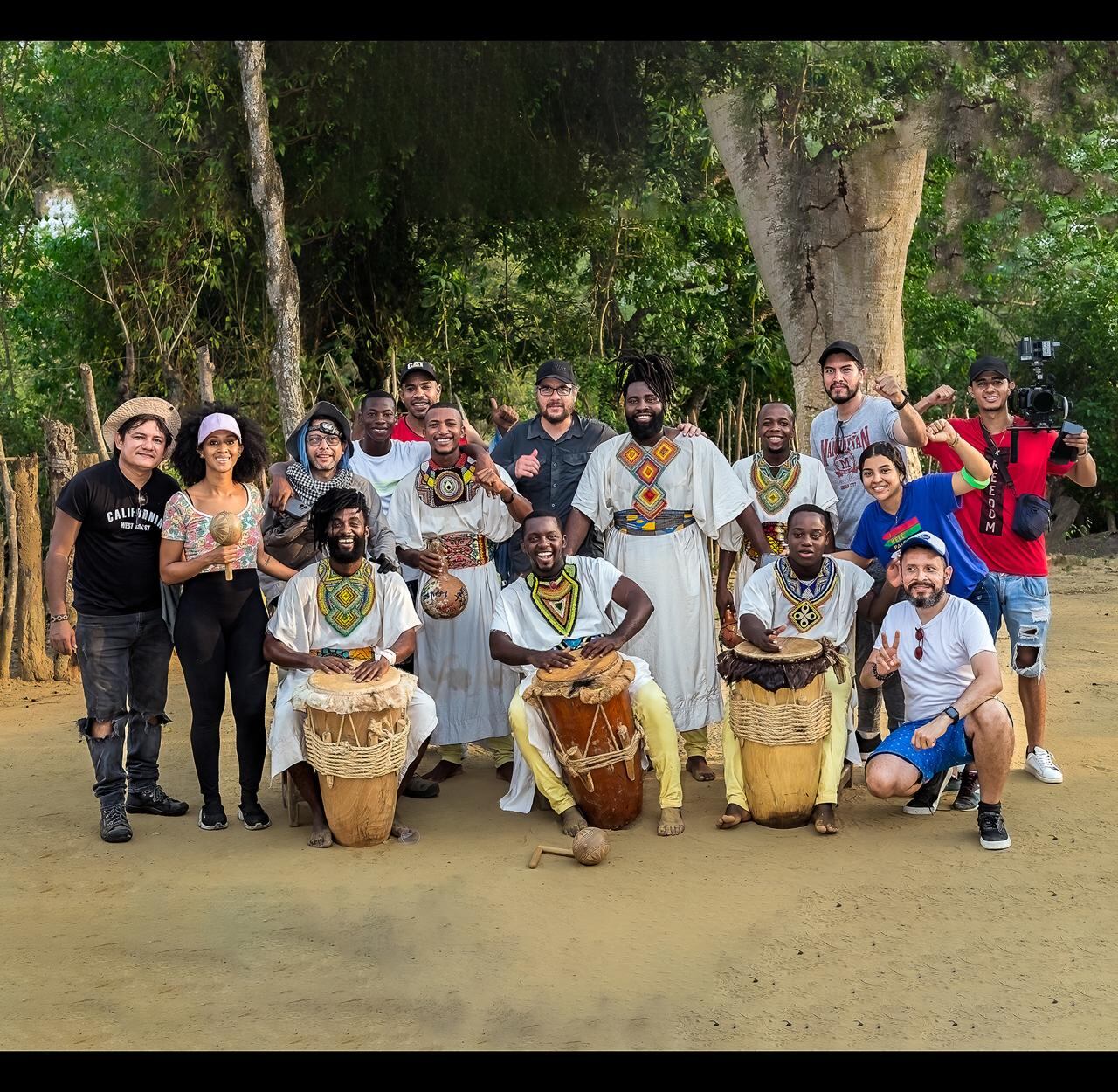 Grabación del videoclip Cimarrón