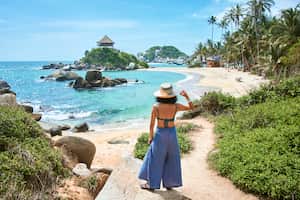 Cabo San Juan en Parque Tayrona es un lugar mágico para no perderse en unas vacaciones.