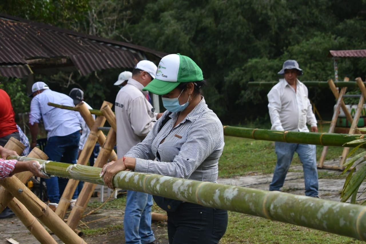 Capacitaciones sobre el uso de la guadua en Caquetá