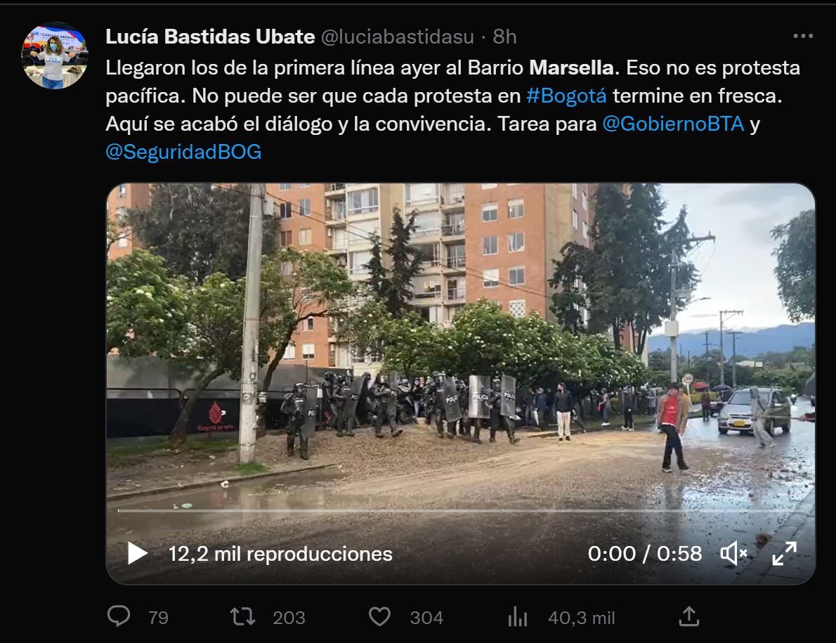 Denuncia Lucía Bastidas