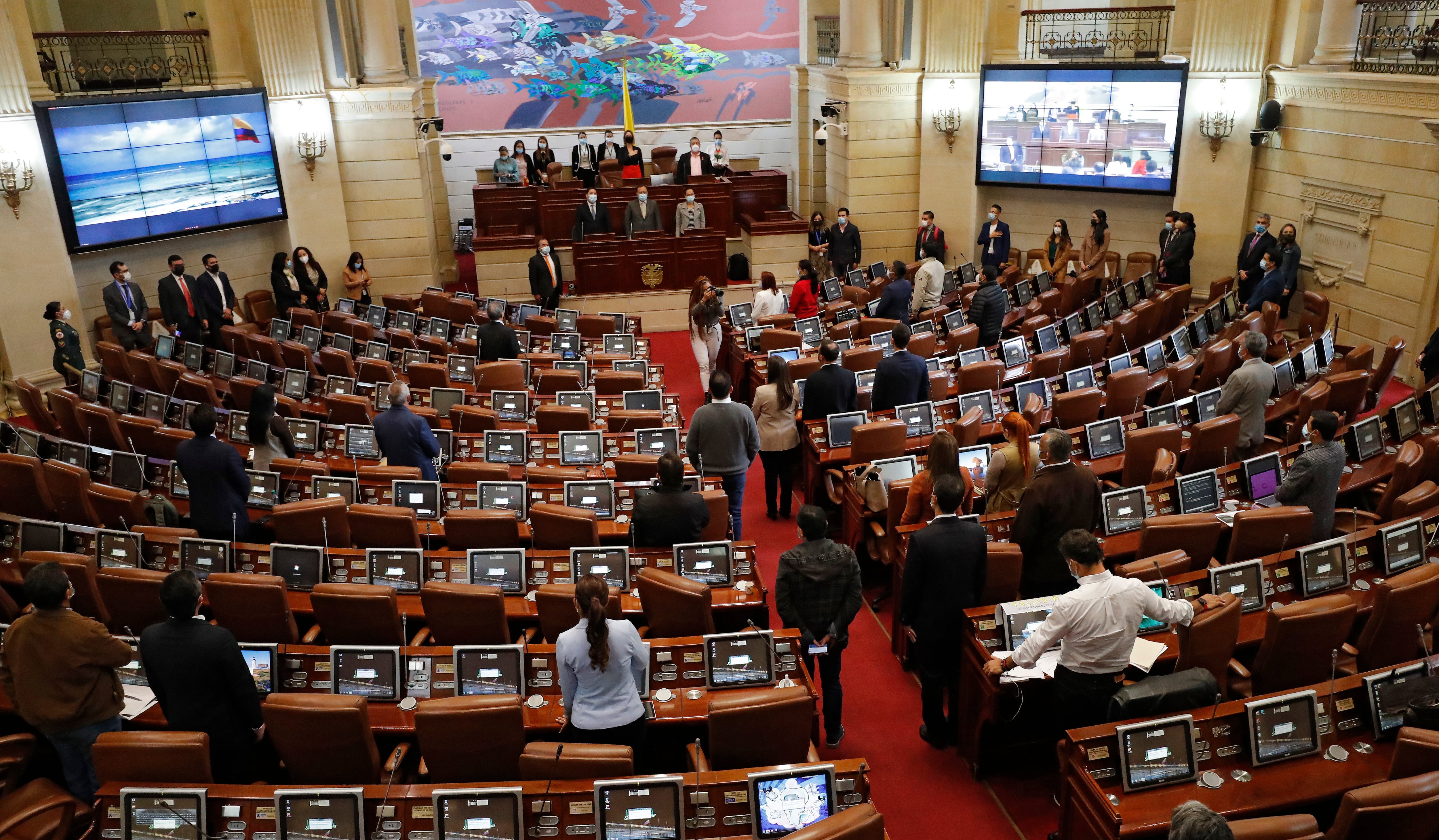 Plenaria Camara de Representantes salon Elíptico
plenaria semipresencial de los representantes
Bogota septiembre 3 del 2021
Foto Guillermo Torres Reina / Semana