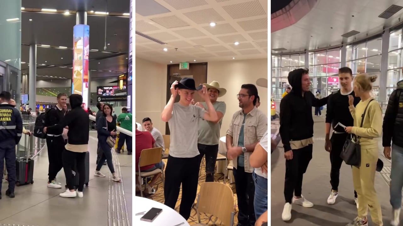 Tadej Pogacar hace presencia en Colombia para el Giro de Rigo.