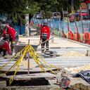 Un obrero de la Calle 116 perdió la vida tras ser atacado con un destornillador por un motociclista. Imagen de referencia de las obras de valorización.