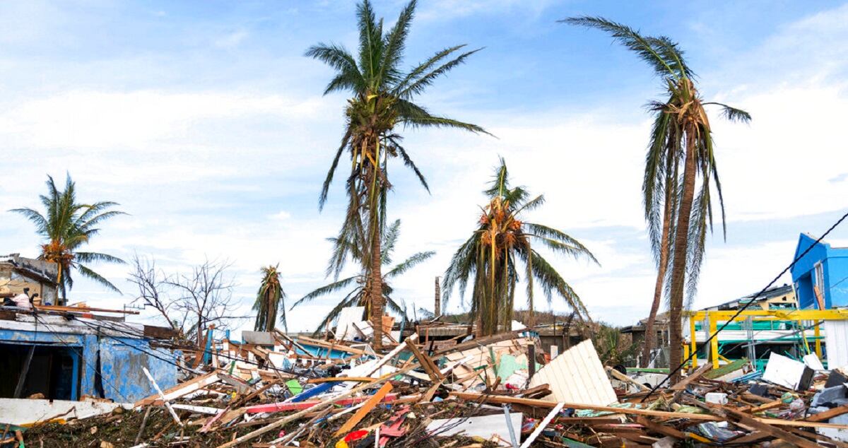 Providencia luego del paso del huracán Iota.
