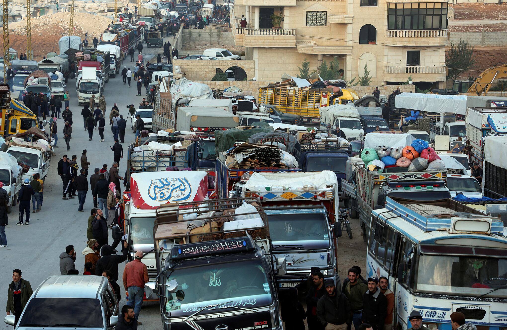 En imágenes : Cientos de refugiados sirios regresan a casa.