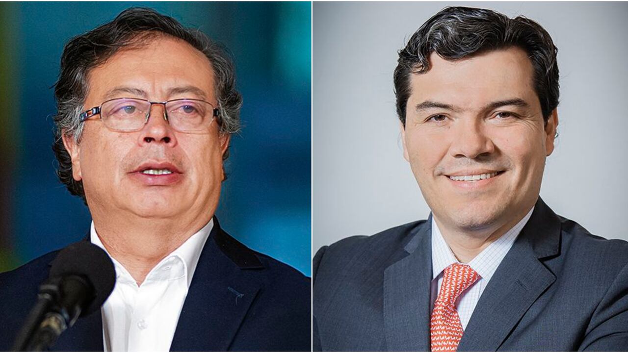 Presidente Gustavo Petro y su abogado Mauricio Pava