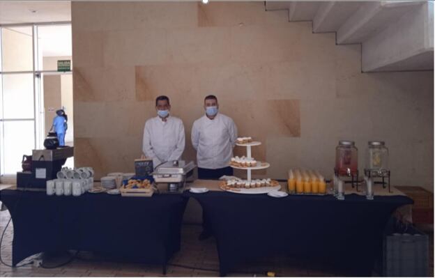 Bebidas Reunión Observadores Electorales