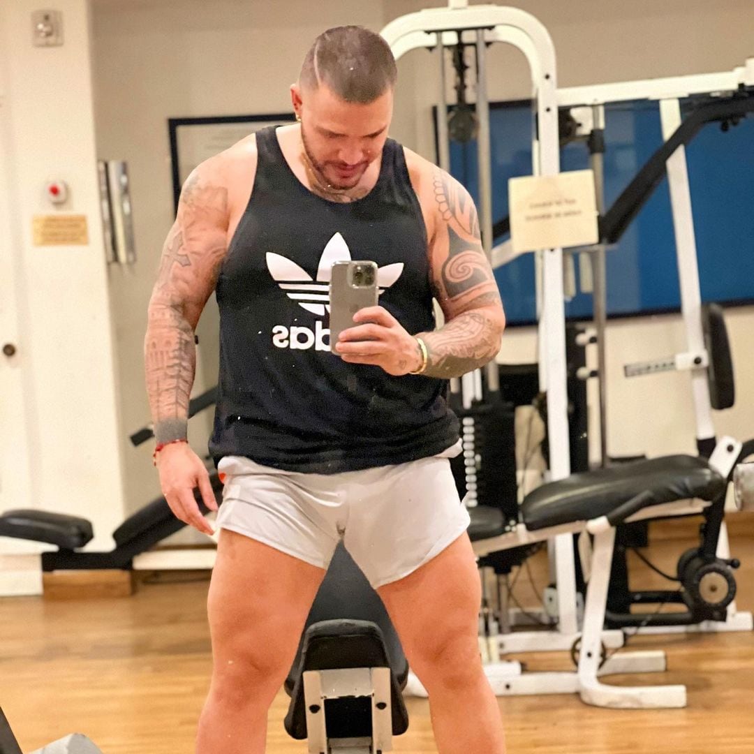 El cantante sabe muy bien lo que tiene y por eso se hace este tipo de instantáneas. Foto: Instagram @jessiuribe.