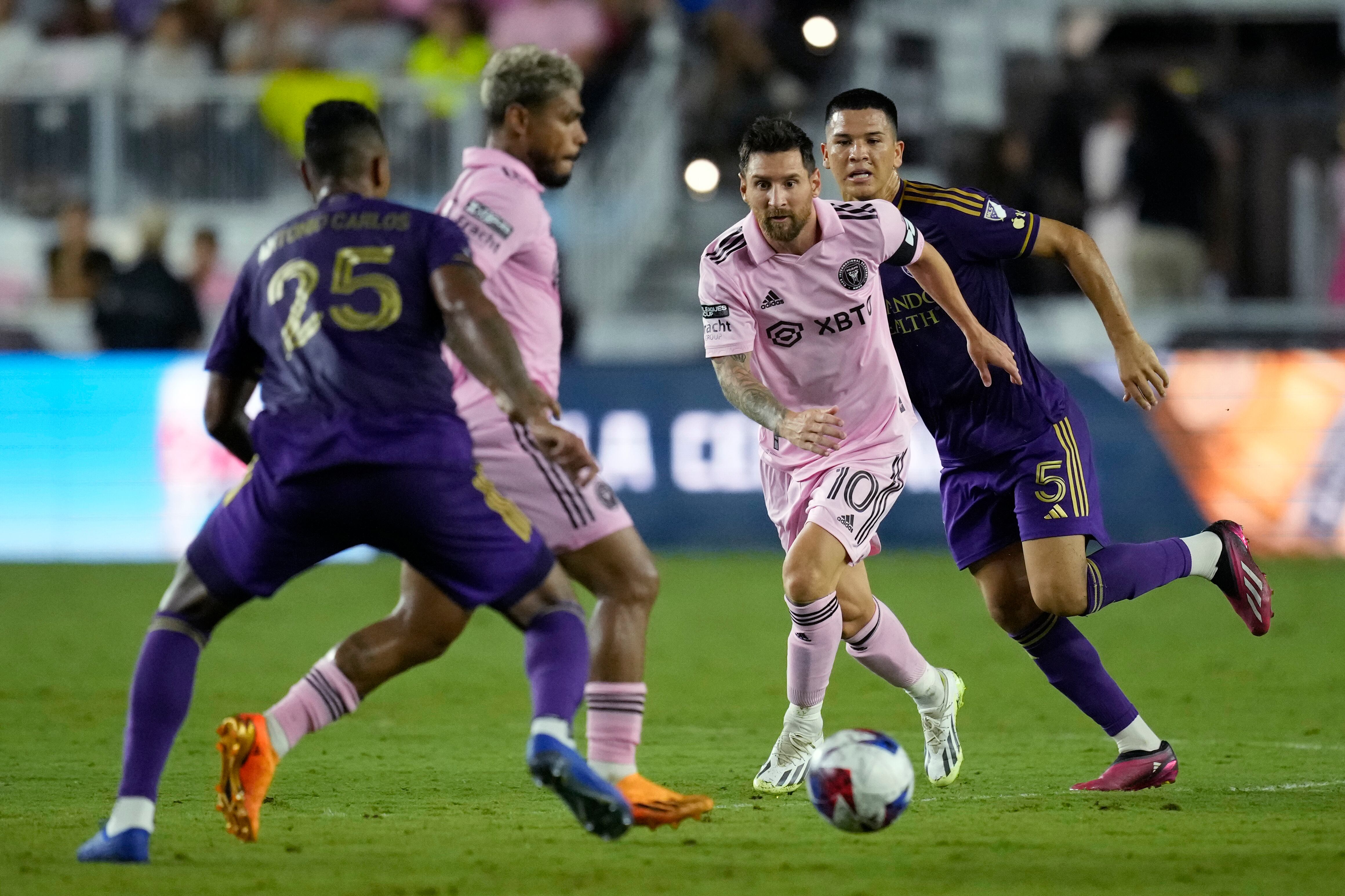 Lionel Messi ante Orlando City.