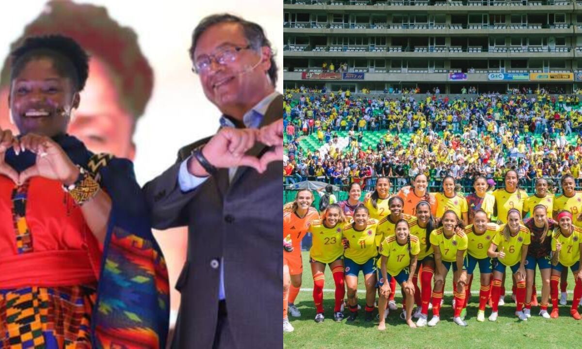 Gustavo Petro, Francia Márquez y el fútbol femenino