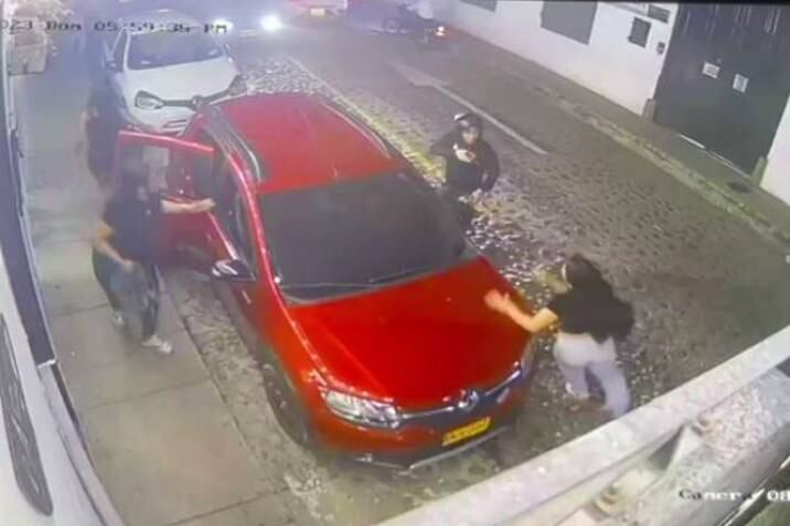 Atraco en el municipio de Girón, Santander.