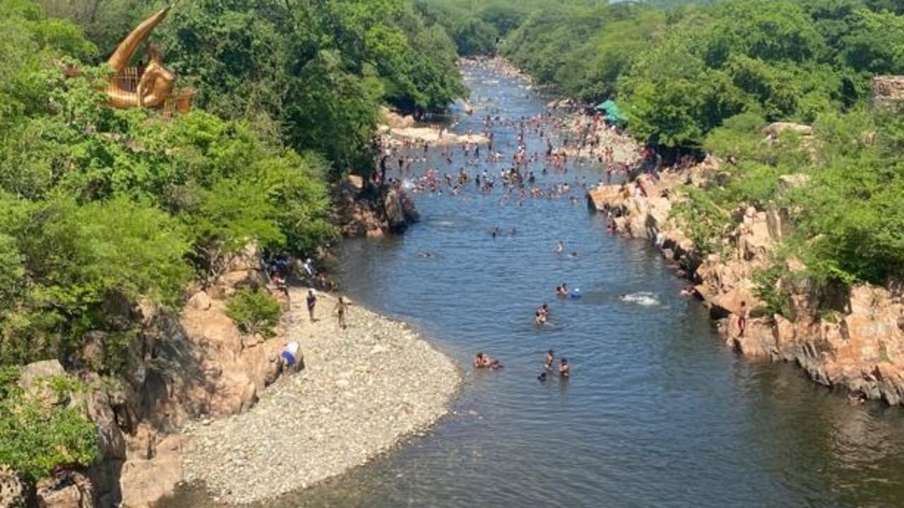 Río Guatapurí es uno de los atractivos turísticos de Valledupar. Imagen de referencia.