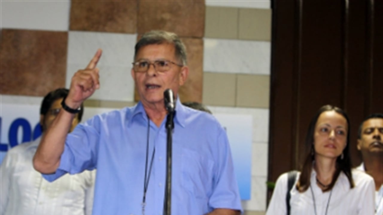 El integrante de las Fuerzas Armadas Revolucionarias de Colombia (FARC), Ricardo Téllez, alias "Rodrigo Granda".