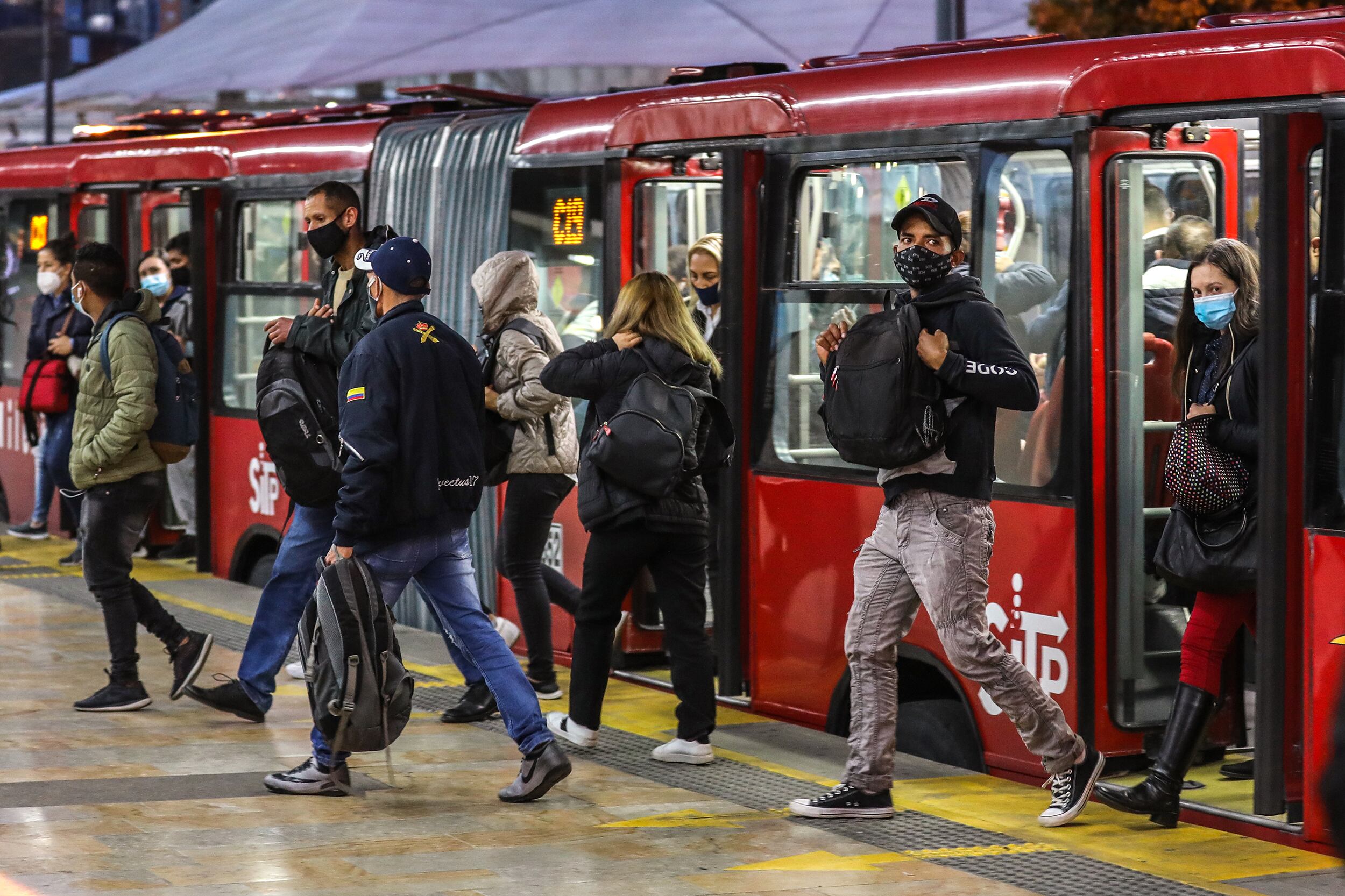 Transmilenio, Transporte, Tapabocas, Covid.