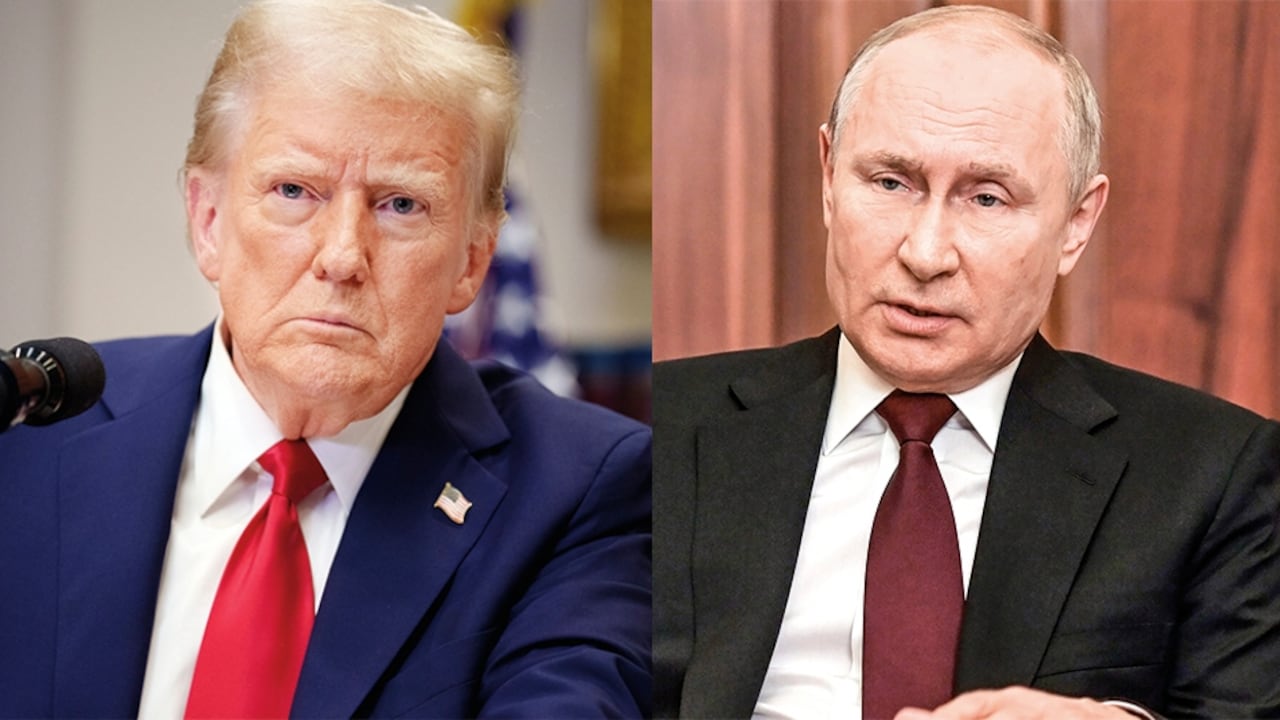 Donald Trump y Vladímir Putin.