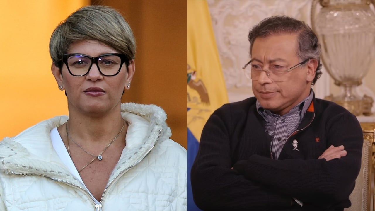 Verónica Alcocer y Gustavo Petro