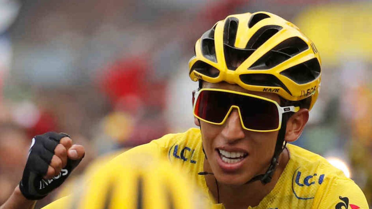 Egan Bernal, del Ineos, ganador del Tour (AP)