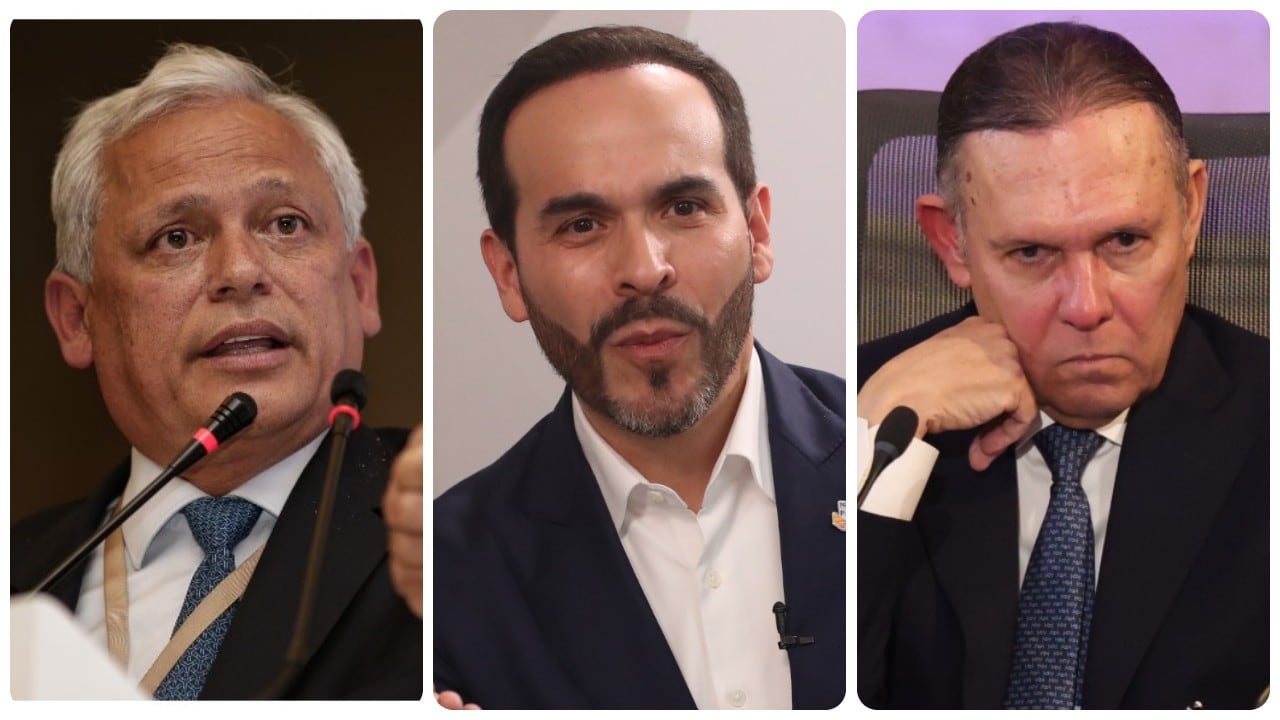 Hernán Andrade, Abelardo de la Espriella y Efraín Cepeda.