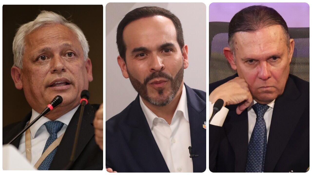 Hernán Andrade, Abelardo de la Espriella y Efraín Cepeda.