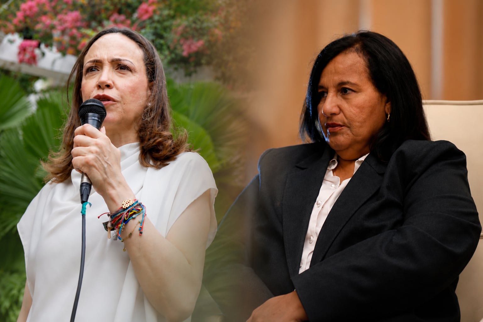 María Corina Machado y Dinorah Figuera
